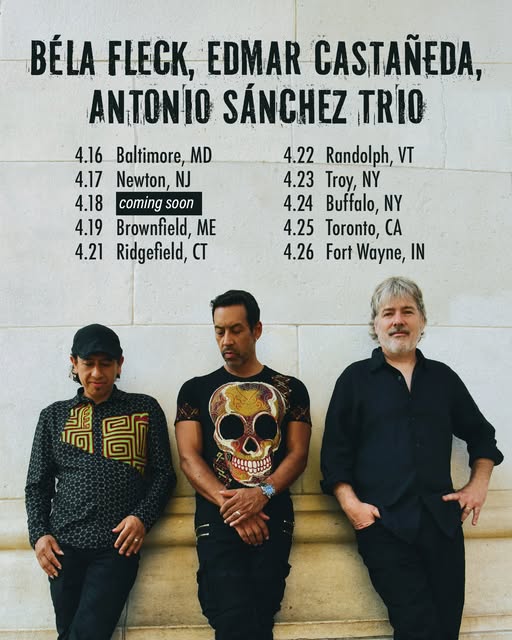 BEATrio – Béla Fleck, Edmar Castañeda, Antonio Sánchez stižu u Čakovec