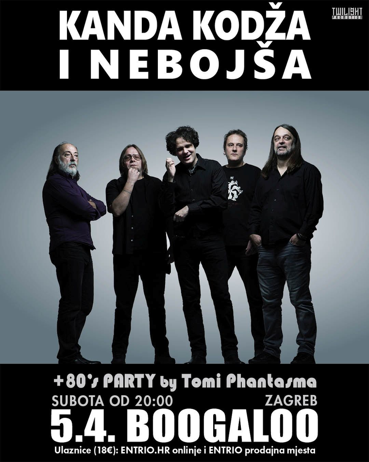 Kultni beogradski alter rock bend Kanda, Kodža i Nebojša vraćaju se u Zagreb 