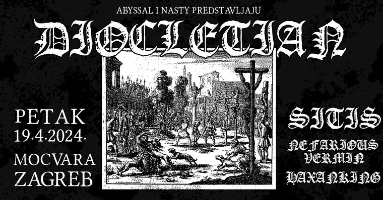 Metal Manija u Močvari: Diocletian, SitiS, Snøgg, Häxänking