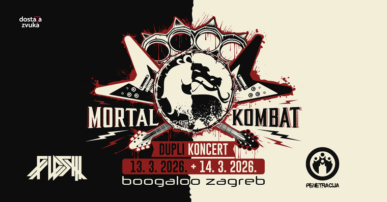 Mortal Kombat sprema dvodnevni koncertni spektakl u Zagrebu 13. i 14. ožujka u klubu Boogaloo