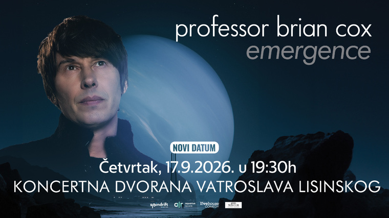 Profesor Brian Cox rasprodao Lisinski! U prodaji ulaznice za novi datum!