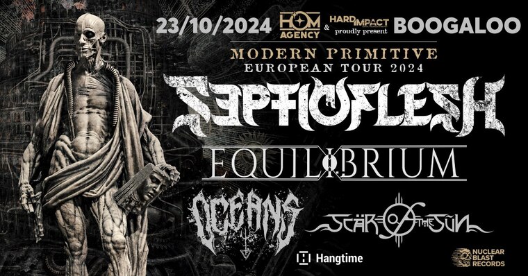 Septicflesh, Equilibrium, Oceans i Scar of the Sun dolaze u Boogaloo