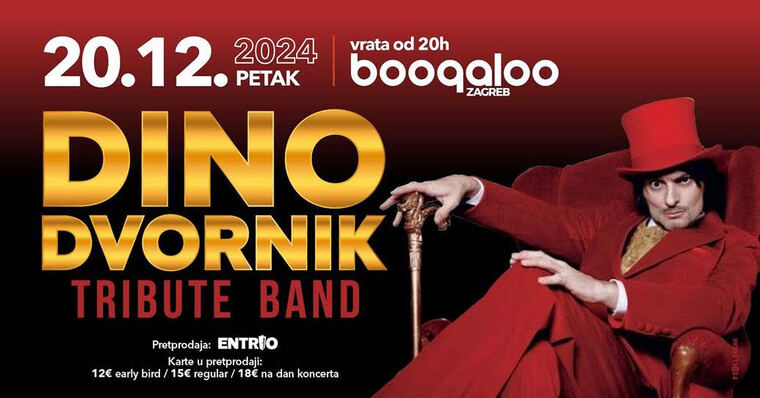 Službeni Dino Dvornik tribute band osnovan na inicijativu Danijele Dvornik stiže u Boogaloo