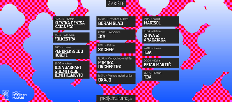 Žarište kreće na proljetnu turneju zagrebačkim klubovima i predstavlja dvadesetak izuzetnih kantautora i bendova