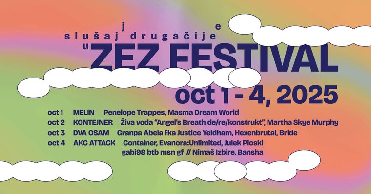 ZEZ Festival 2025 donosi introspektivne pejzaže i glasne noise eksplozije na četiri zagrebačke lokacije