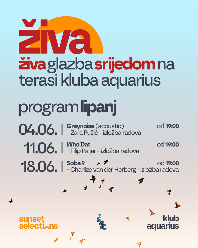 ŽIVA glazba srijedama ponovno na ljetnoj terasi Aquariusa. Greynoise i Zara Pušica na otvorenju programa