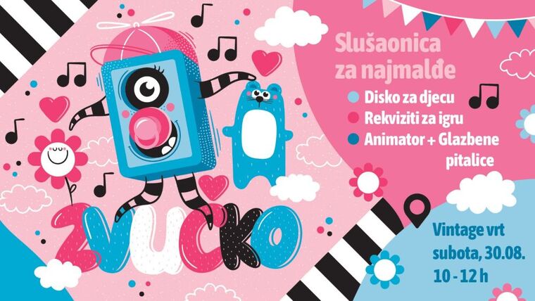 Zvučko se vraća u Zagreb – disco tulum za najmlađe u Vintage vrtu 30. kolovoza