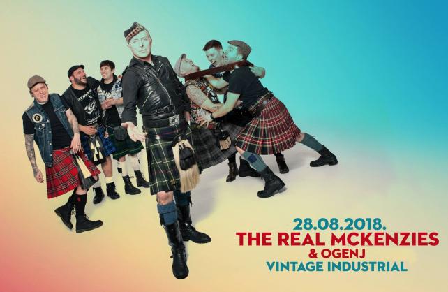 The Real McKenzies u Vintage Industrial Baru