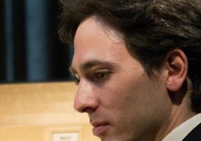 Glavni orguljaš Notre-Dame Vincent Dubois na pozornici Lisinskog