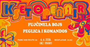 Peglica i Komandos zajedno s Fujčinela Bojs najavljeni kao prvi izvođači KSET Open Aira 2026