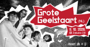 Nizozemska noise-rock senzacija Grote Geelstaart stiže u zagrebačku Jabuku 2.8