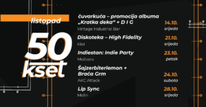 KSET50: proslava se nastavlja uz program za listopad!